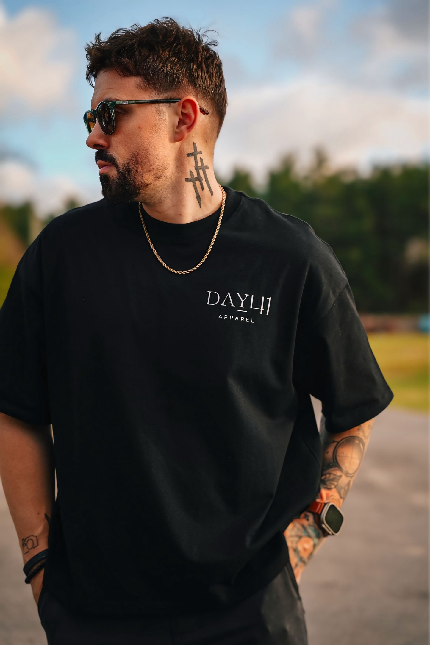 Premium Heavyweight Men’s box T-Shirt “ He Left The 99 to Rescue Me”