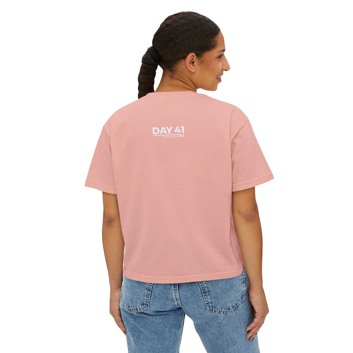 Women's Boxy Tee - Heaven Design, Comfortable Casual Shirt