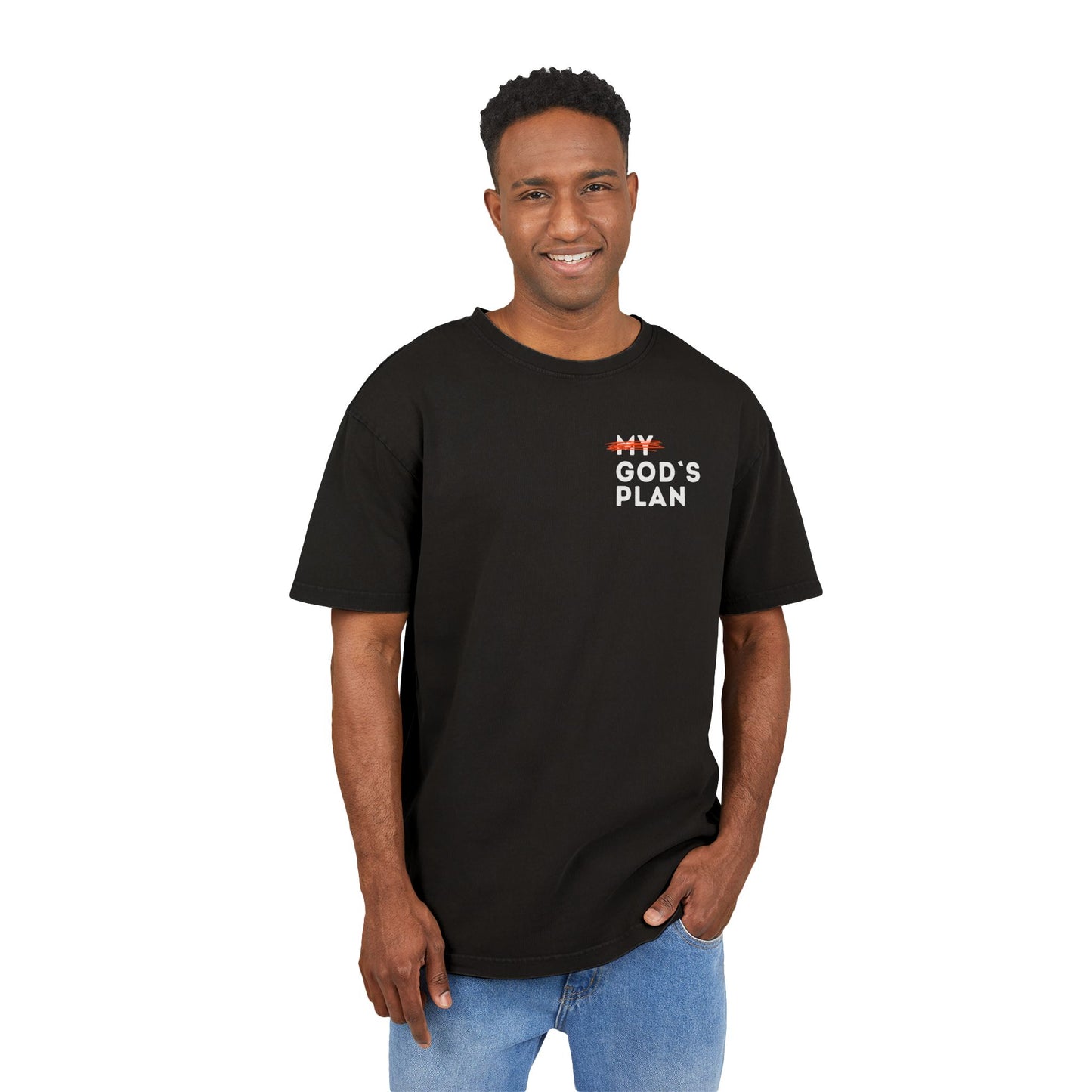 Men's Acid Washed Heavy Oversize Tee