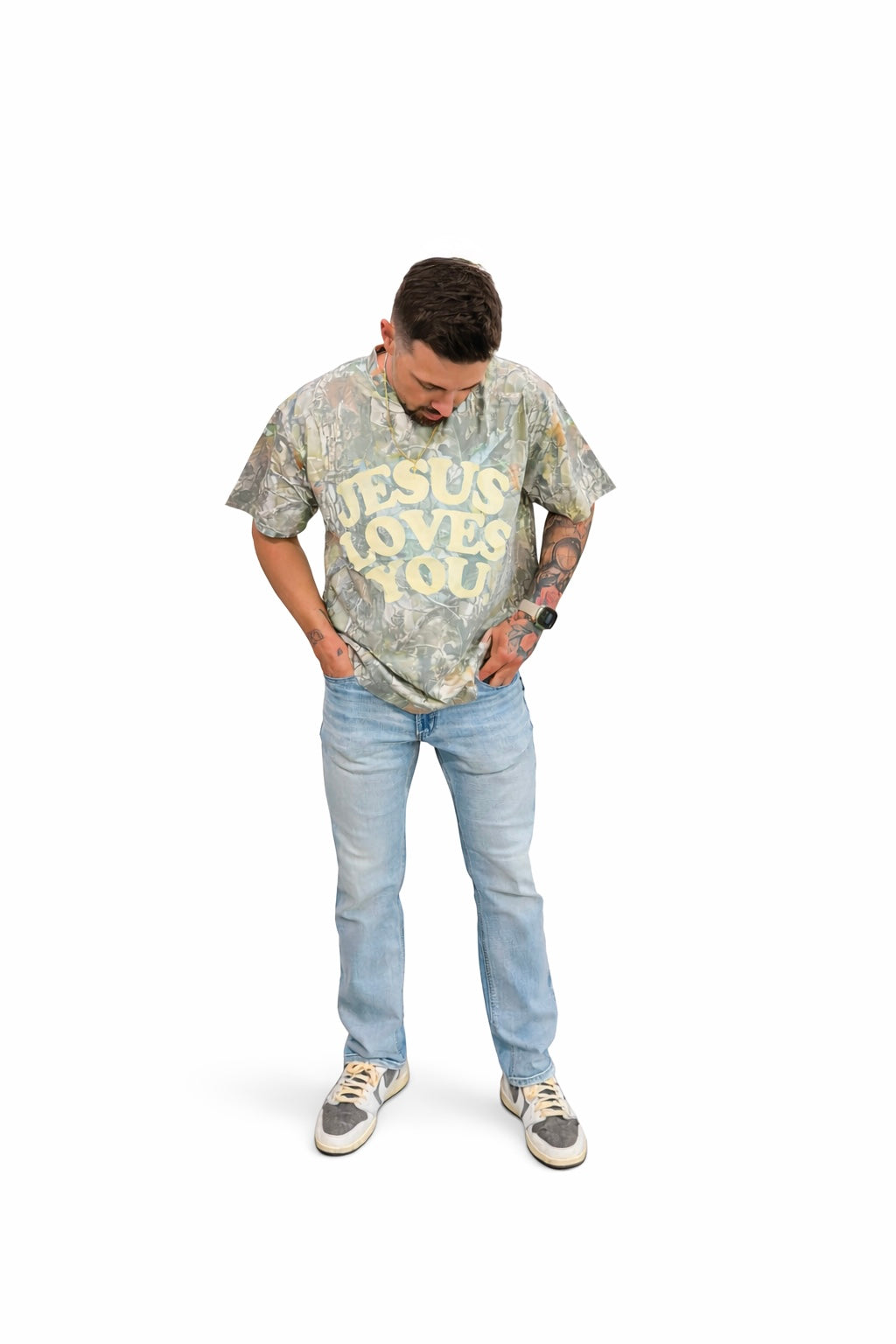 LMTD || Heavyweight Camo Tee || Oversized {Ready To Ship}